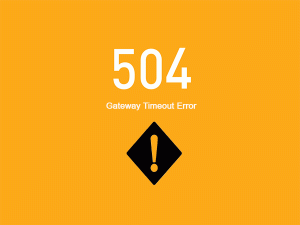 خطای 504 هعنوان یکی از خطاهای مرورگر