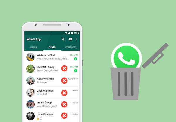 قابلیت جدید واتساپ برای حذف پیام ها در چت طرف مقابل